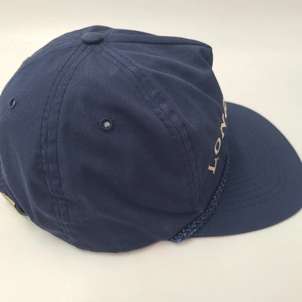 Vintage Longaberger Hat Strapback (Fits Small) Otto Blue Rope Basket Company Men